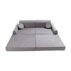 MEOWBABY - Sofá Premium infantil gris* Entretenimiento·Hamacas Y Columpios|Estilo De Vida