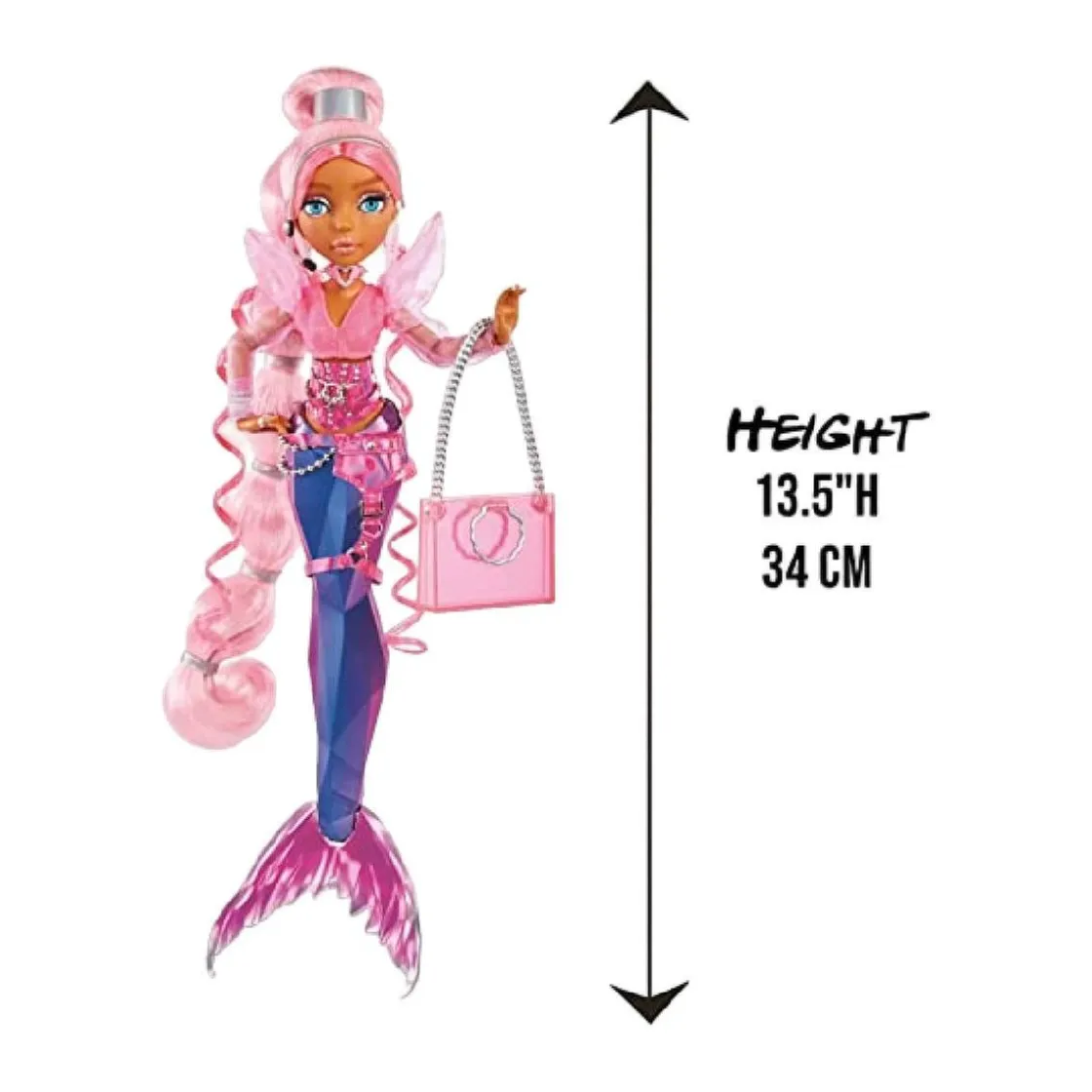 MGA LITTLE TIKES Mermaze Mermaidz - Harmonique - Muñeca sirena, muñeca sirena que cambia de color