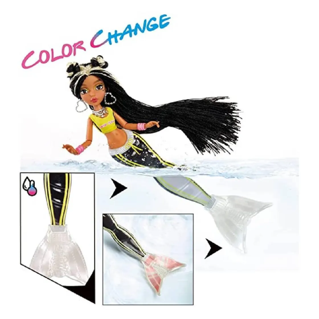 TOYS "R" US Mermaze Mermaidz - Jordie - Muñeca Sirena* Muñecas