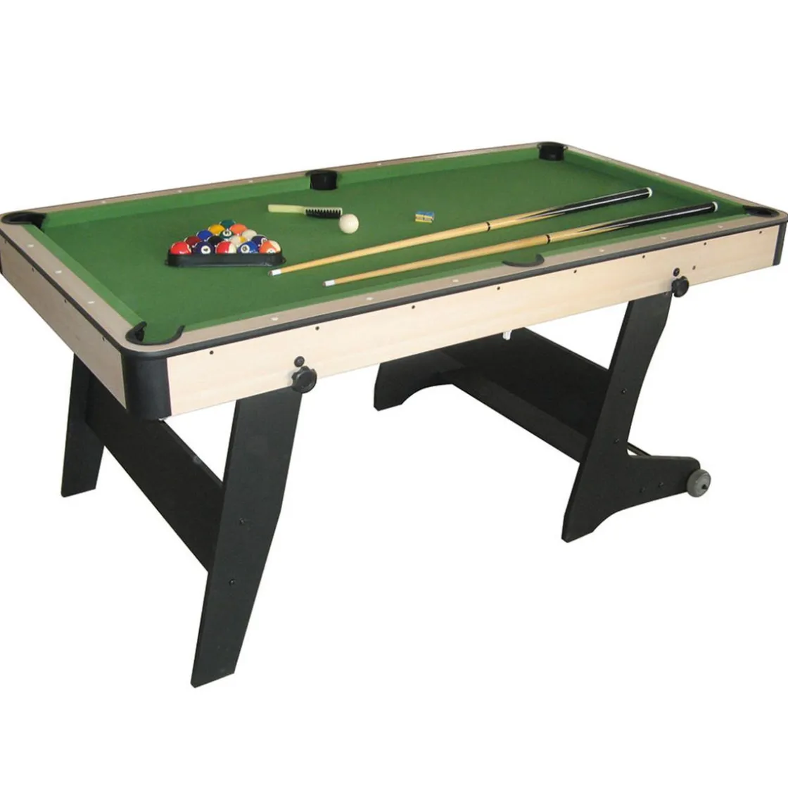 PL OCIOTRENDS Mesa de billar plegable Manhattan
