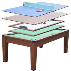 DEVESSPORT Mesa Multijuegos 5 en 1