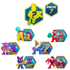 IMC Metazells - Mega pack 7 figuras + 2 troncos serie 1* Figuras De Acción
