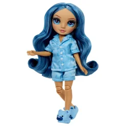 RAINBOW HIGH MGA - Junior High PJ Party Muñeca Skyler Blue ㅤ* Muñecas