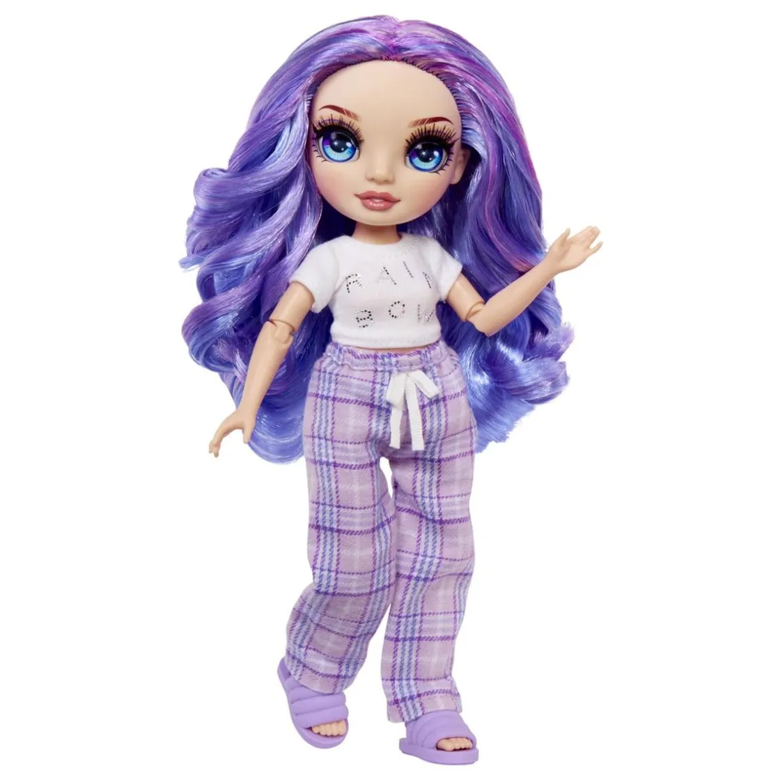 RAINBOW HIGH MGA - Pijama Party - Violet (Morado) ㅤ* Muñecas