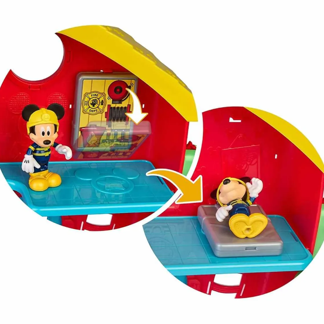 MICKEY Mouse - Estación de Bomberos* Coleccionables Y Mini Mundos