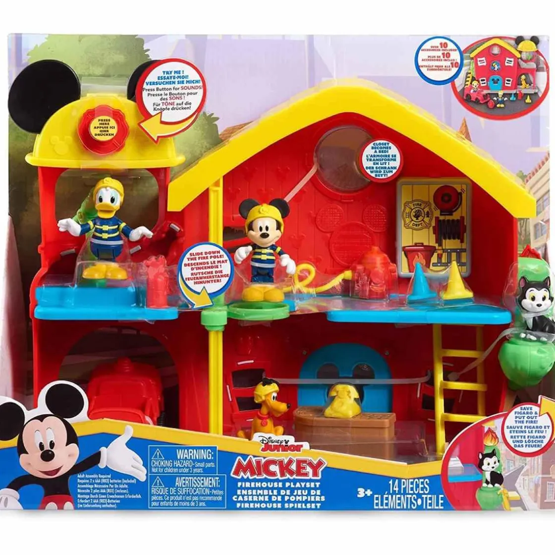 MICKEY Mouse - Estación de Bomberos* Coleccionables Y Mini Mundos