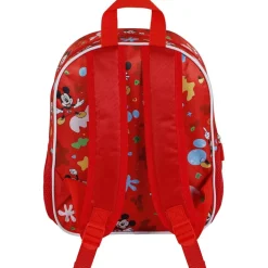 KARACTER MANIA Mickey Mouse - Mochila Preescolar 3D Compacta Roja ㅤ