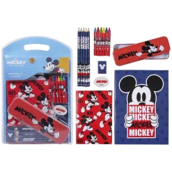 ARTESANIA CERDÁ Mickey Mouse - Set de papelería escolar