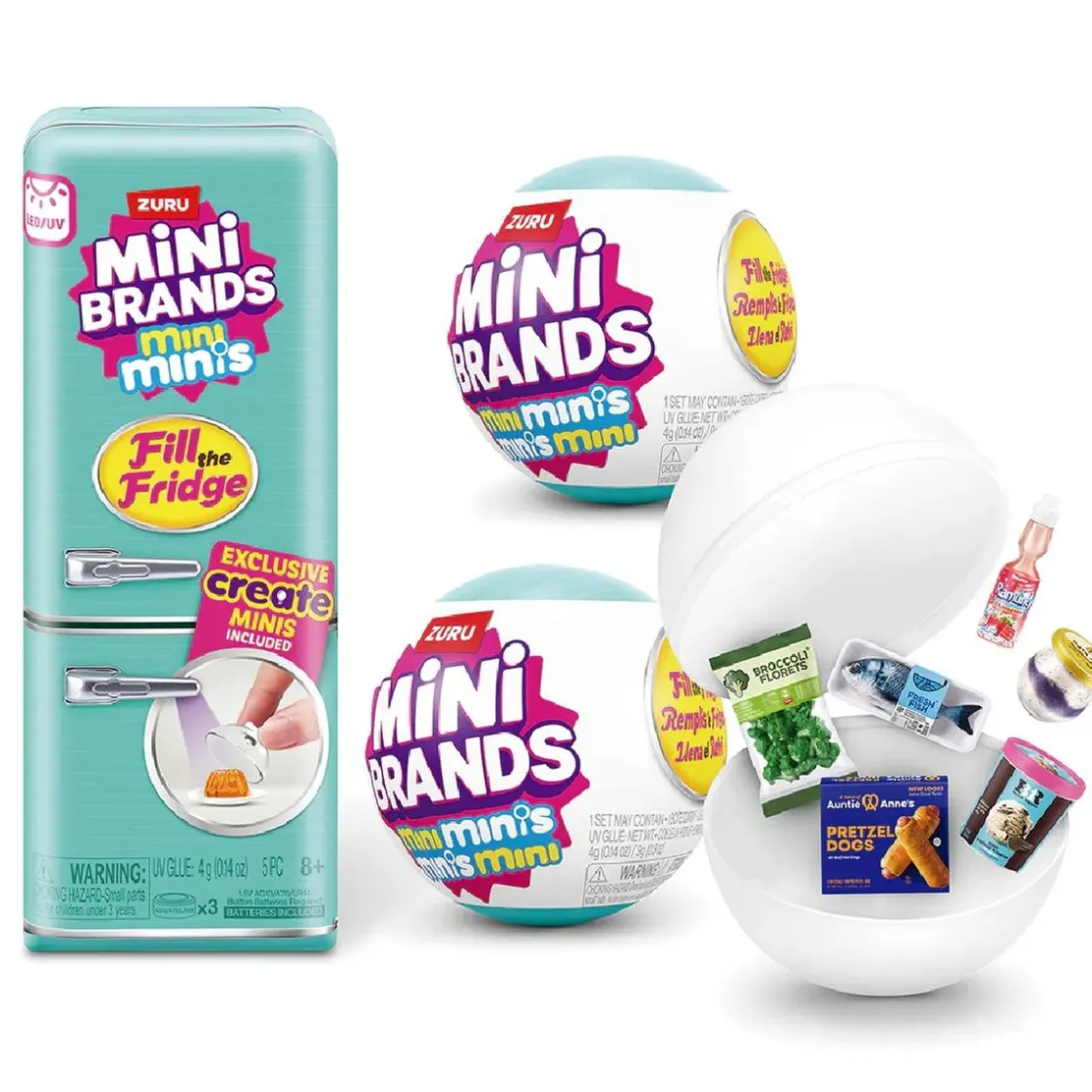 TOYS "R" US Mini Brands - Pack Llena la nevera* Coleccionables Y Mini Mundos