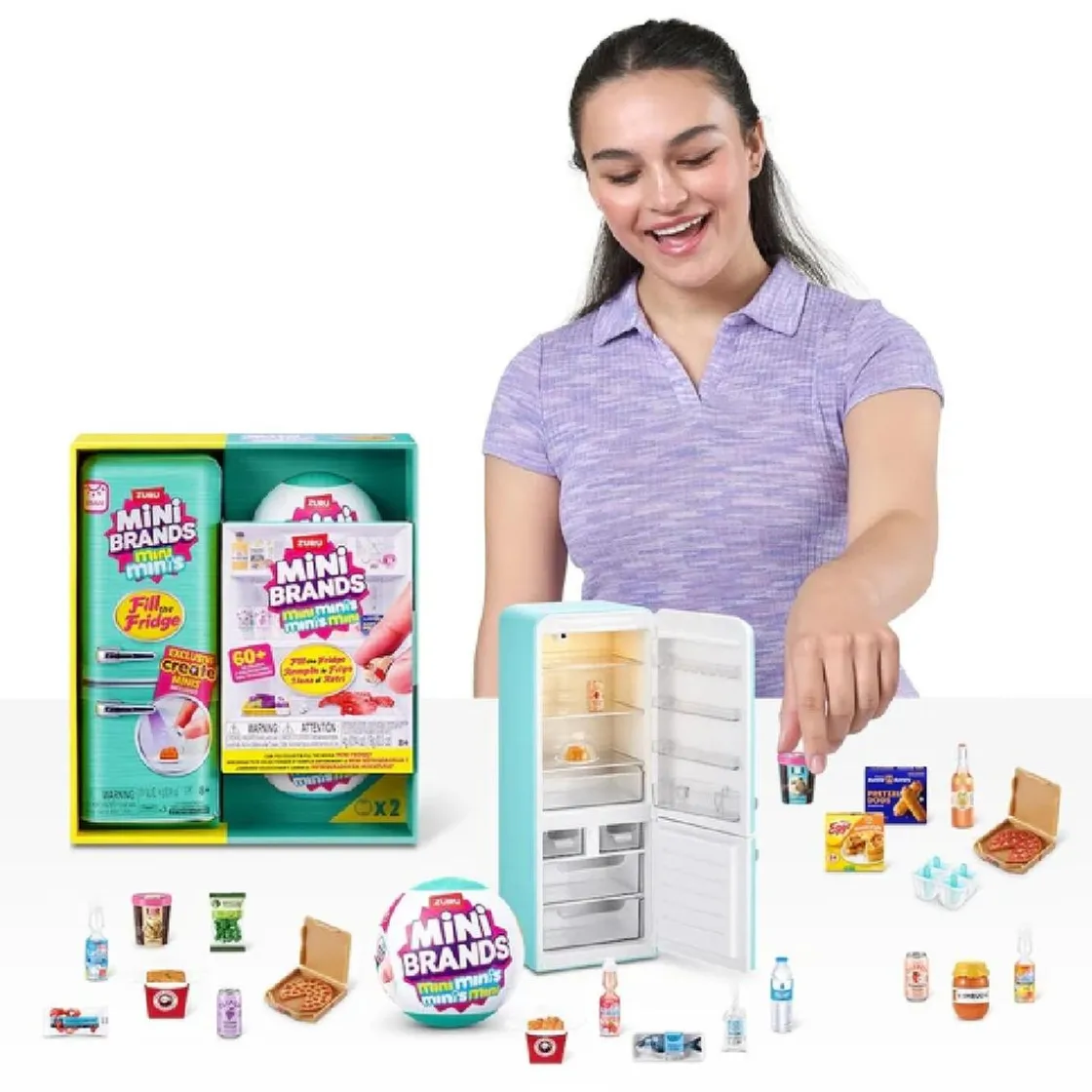 TOYS "R" US Mini Brands - Pack Llena la nevera* Coleccionables Y Mini Mundos
