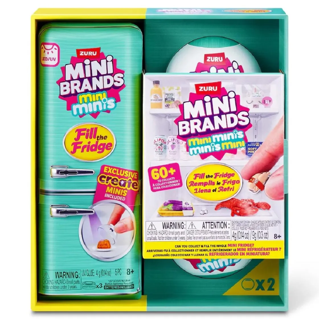 TOYS "R" US Mini Brands - Pack Llena la nevera* Coleccionables Y Mini Mundos