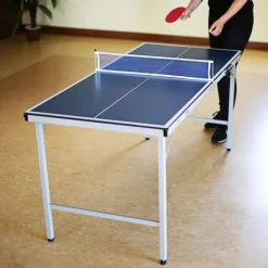 DEVESSPORT Mini Mesa de Ping Pong 150 x 67 x 69 cm* Vehículos De Batería O A Pedales