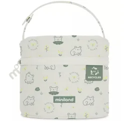 MINILAND - Pack to Go 2 Recipientes de Vidrio y Funda - EcoSquare