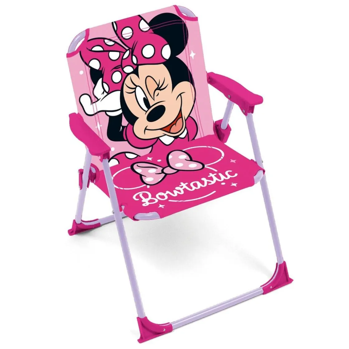 MINNIE Mouse - Sillita metálica plegable