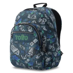 TOTTO Mochila Acuareles - Button* Material Escolar