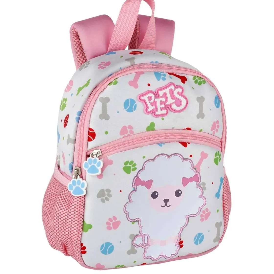 TOYS "R" US Mochila Pets Puddeel de poliéster multicolor 26x21x9 cm