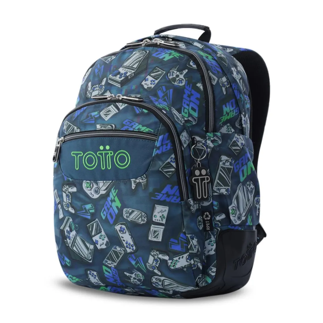 TOTTO Mochila Rayol - Button* Material Escolar