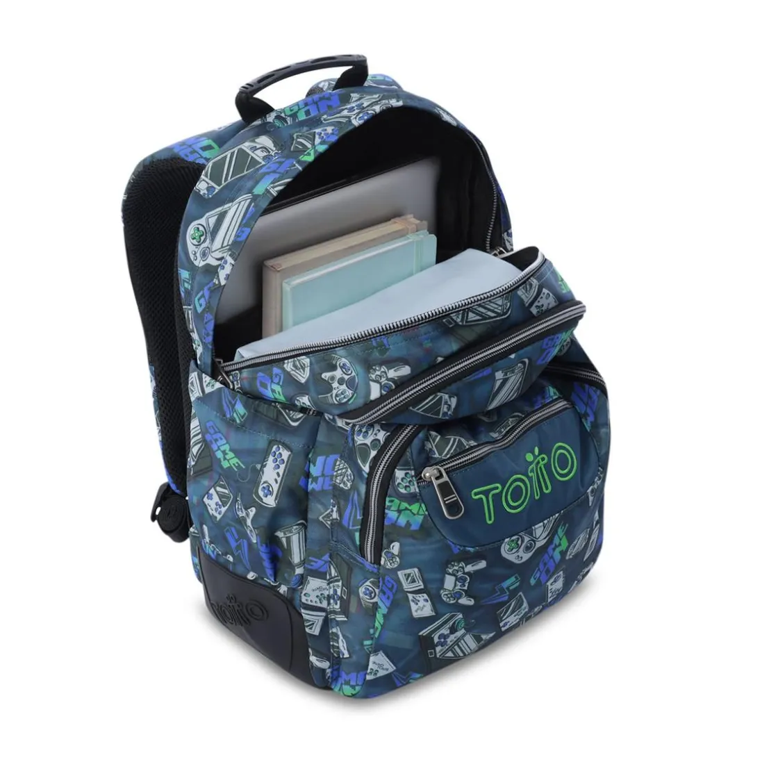 TOTTO Mochila Rayol - Button* Material Escolar