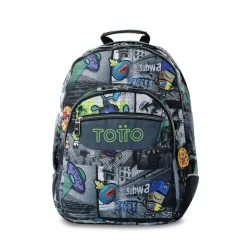 TOTTO Mochila Rayol - Rolly* Material Escolar