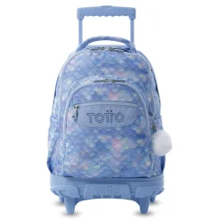 TOTTO Mochila Renglones - Nacar