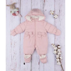 Prenatal Mono de nieve para niña de nylon rosa