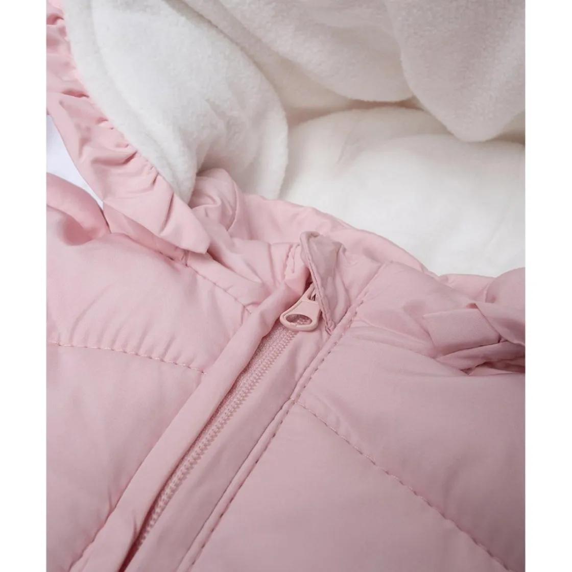 Prenatal Mono de nieve para niña de nylon rosa