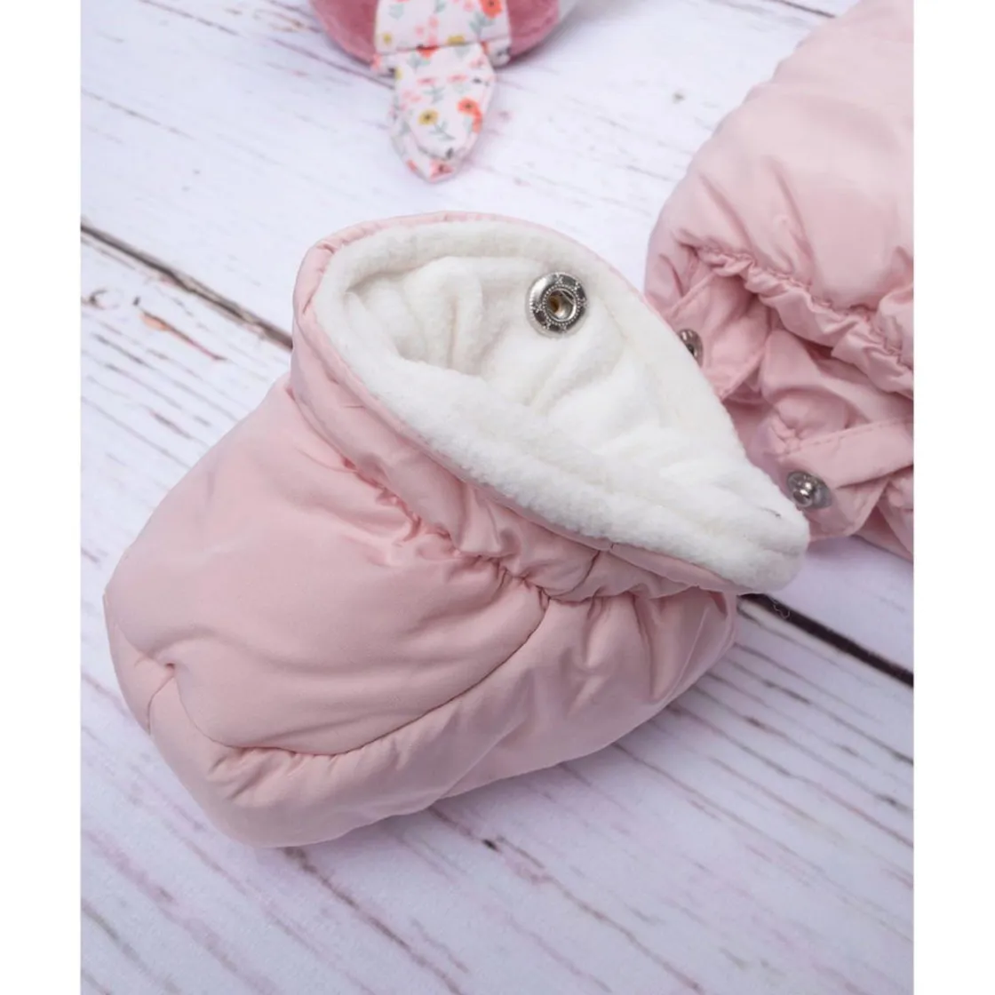 Prenatal Mono de nieve para niña de nylon rosa