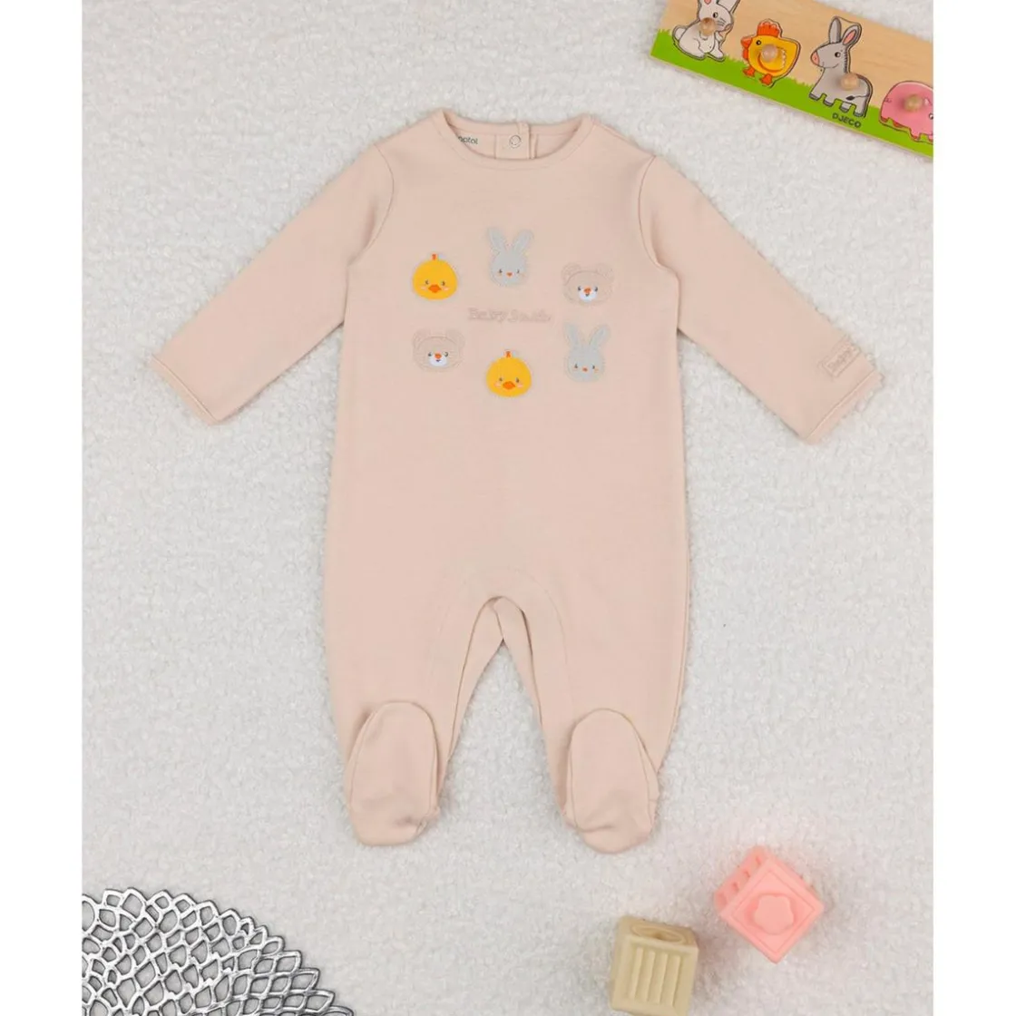 Prenatal Mono unisex beige baby smile* Recién Nacido·Ropa Y Accesorios|Ropa Y Accesorios·Peleles