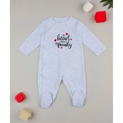 Prenatal Mono unisex gris con escritura