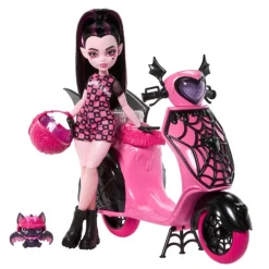MONSTER HIGH - Draculaura y su Scooter