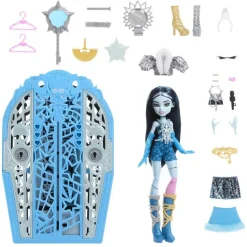 MONSTER HIGH - Frankie Stein - Armario Skulltimate Secrets* Muñecas