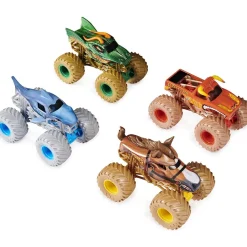 SPIN MASTER Monster Jam - Pack 4 vehículos Power Beasts
