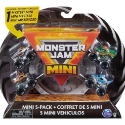 SPIN MASTER Monster Jam - Pack de 5 Mini vehículos ㅤ* Vehículos Y Circuitos
