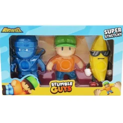 BIZAK Monsterflex - Pack 3 Stumble Guys* Figuras De Acción
