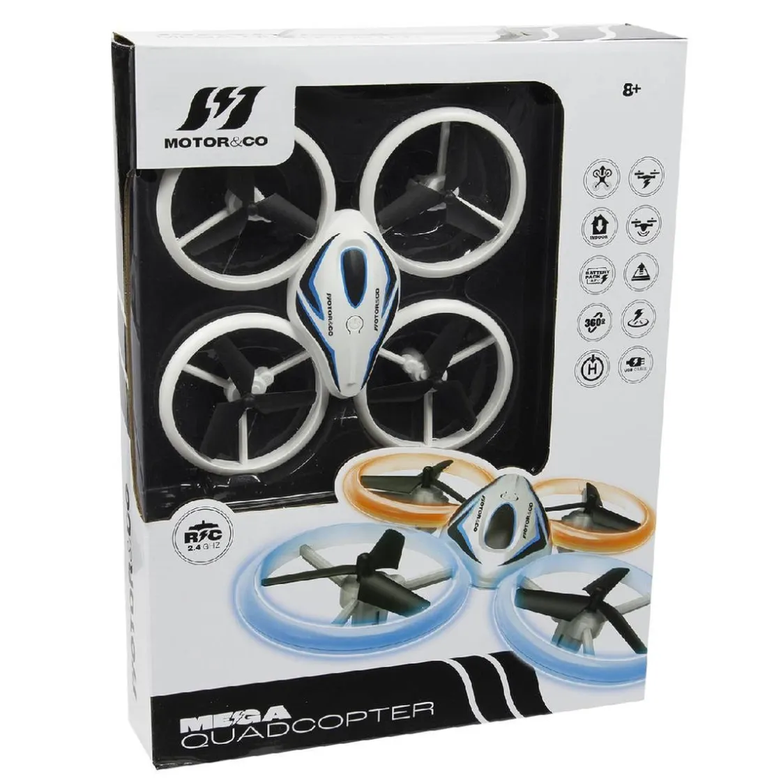MOTORI & CO Motor & Co - Dron Mega Quadcopter