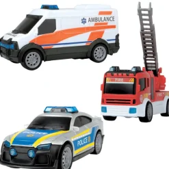 MOTORI & CO Motor & Co - Pack 3 vehículos de emergencia