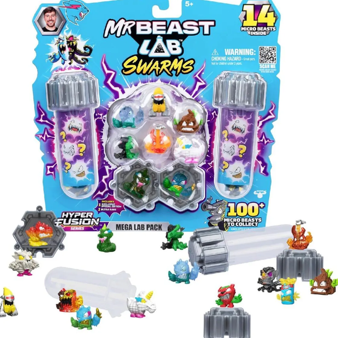 BEAST LAB Mr. Swarms - Pack 14 Figuras Coleccionables (Varios modelos)* Figuras De Acción