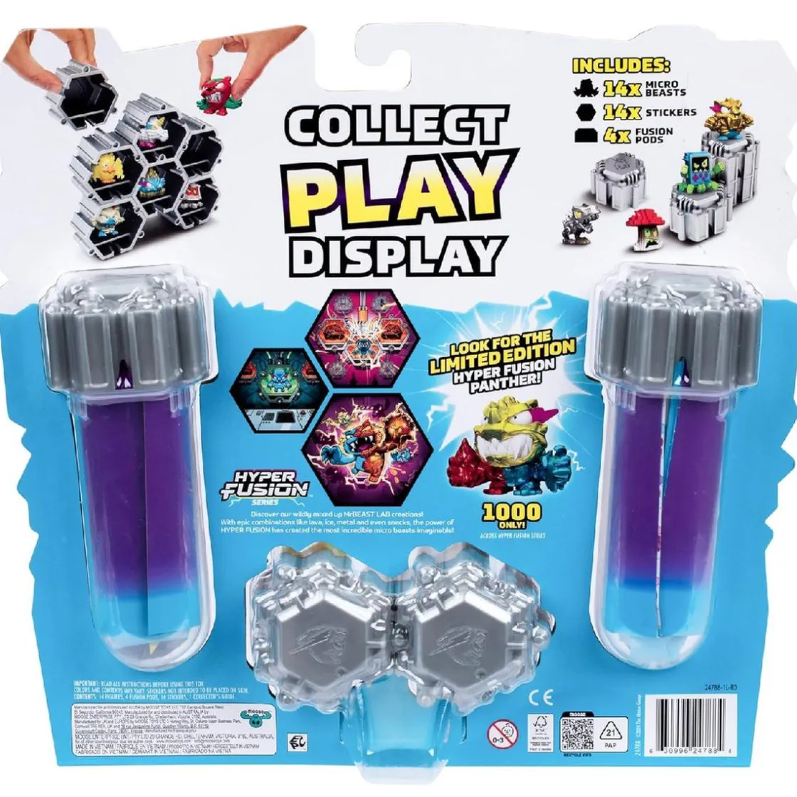 BEAST LAB Mr. Swarms - Pack 14 Figuras Coleccionables (Varios modelos)* Figuras De Acción