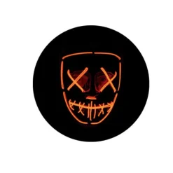 RUBIE'S Máscara Maniaco con Luz* Disfraces|Halloween
