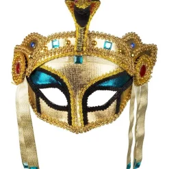 TOYS "R" US Máscara Veneciana Cleopatra Dorada ㅤ* Disfraces|Halloween