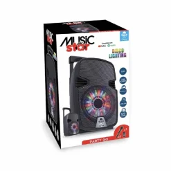 MUSICSTAR Music Star - Altavoz Bluetooth y luces Groove