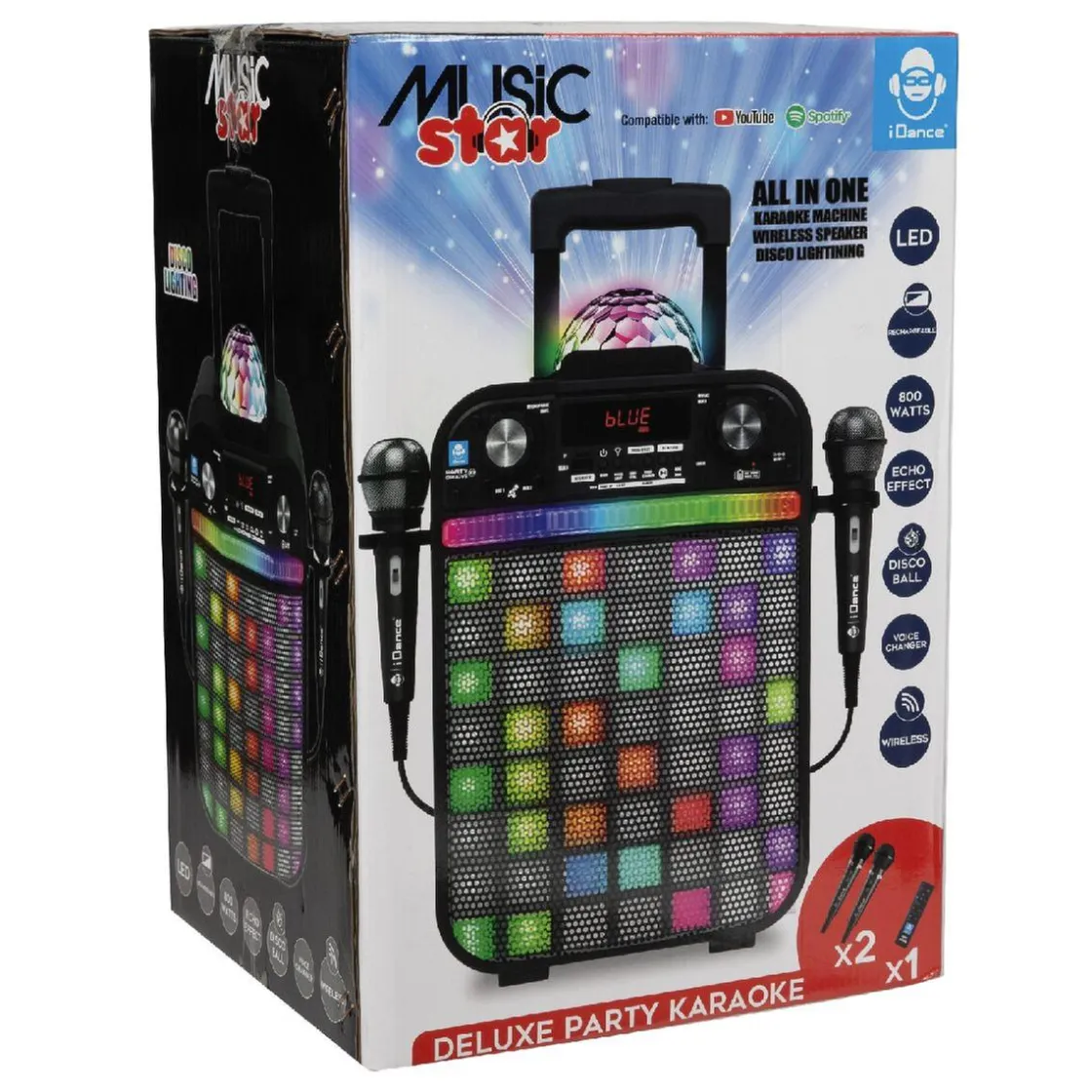 MUSICSTAR Music Star - Altavoz musical bluetooth* Electrónicos|Música