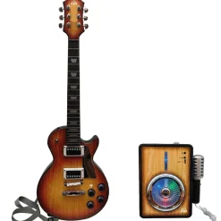 MUSICSTAR Music Star - Guitarra Eléctrica con Micrófono y Amplificador