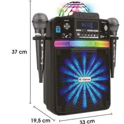 MUSICSTAR Music Star - Karaoke con dos micrófonos* Música|Electrónicos
