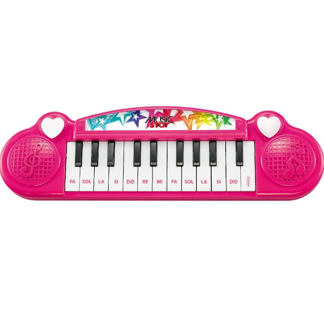 MUSICSTAR Music Star - Teclado con micrófono mariposa