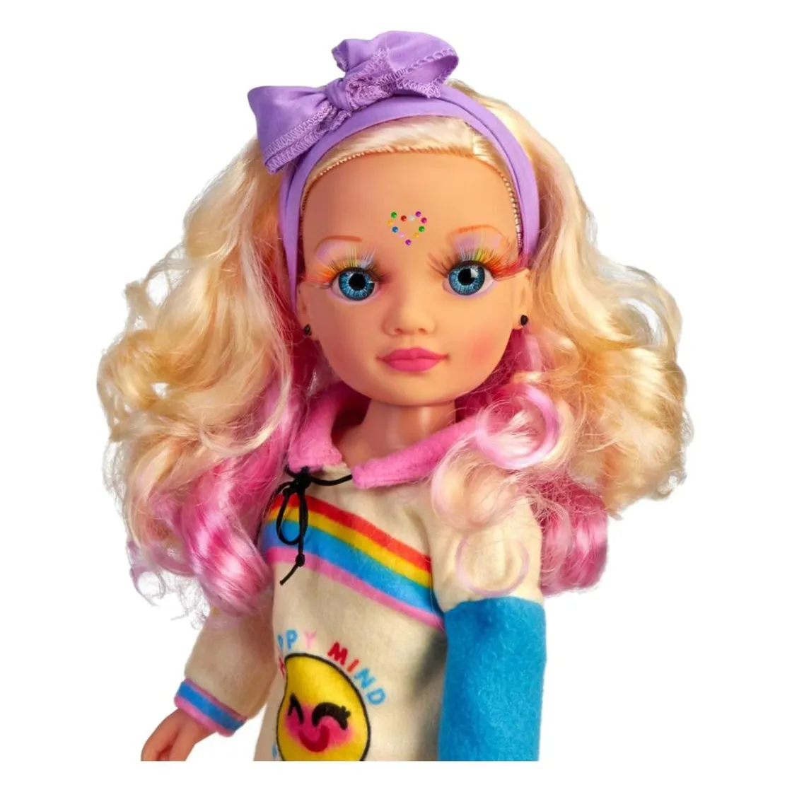 NANCY - Muñeca maquillaje arcoirirs