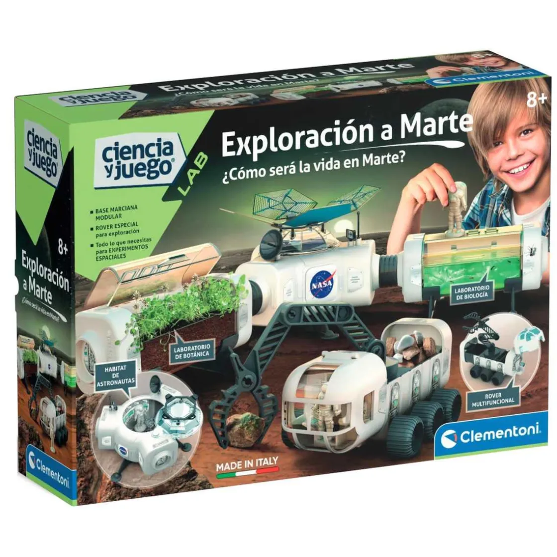 CLEMENTONI NASA exploración a Marte