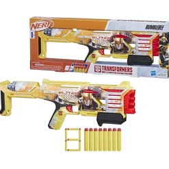 NERF - Lanzador con 8 dardos Elite ㅤ* Nerf Y Blasters