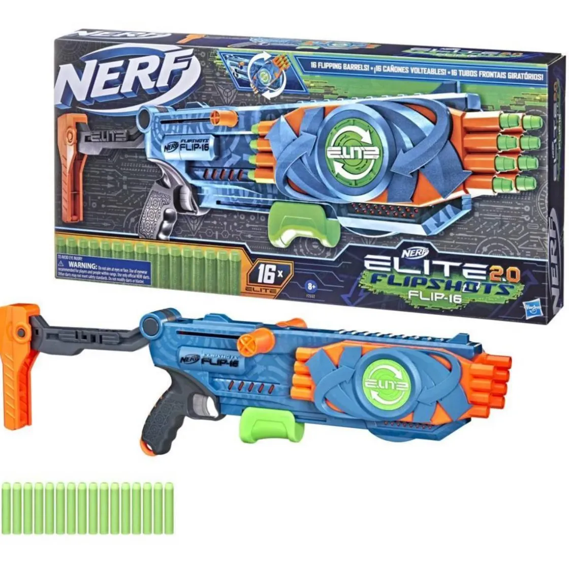 NERF Elite 2.0 - Flipshots Flip 16* Nerf Y Blasters