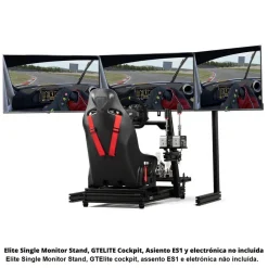 NEXT LEVEL RACING - Brazos independientes para triple monitor Elite Black